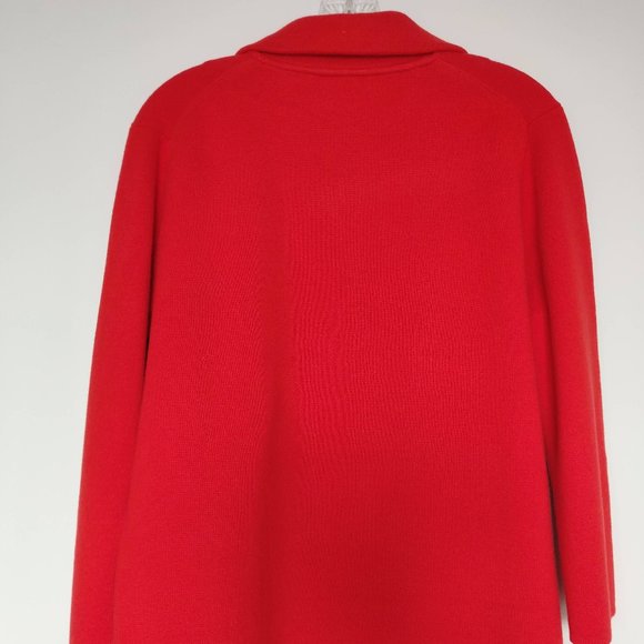 Red, J.Crew Open Front Sweater Blazer, small - Picture 3 of 3